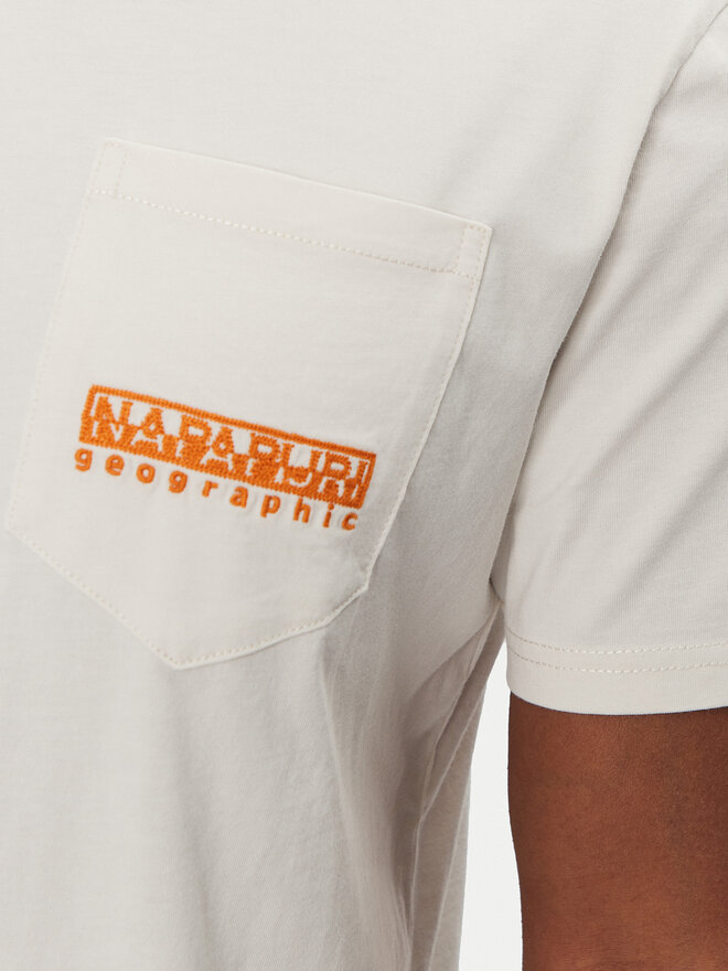 Napapijri Napapijri Camiseta S-Murlo NP0A4IEJN1A1 Blanco Regular Fit