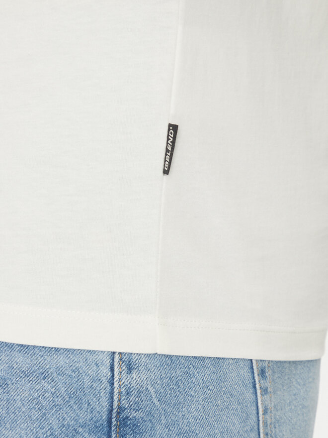 Blend Blend Camiseta 20718304 Blanco Regular Fit