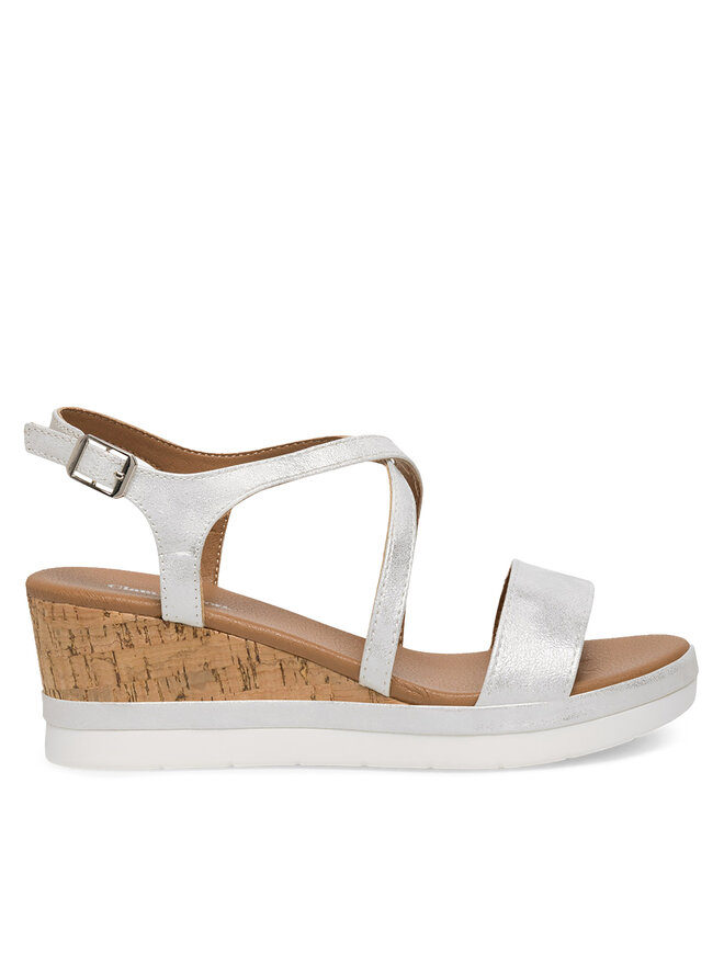 Clara Barson Sandalen Clara Barson GYDA WS216-02 Silberfarben