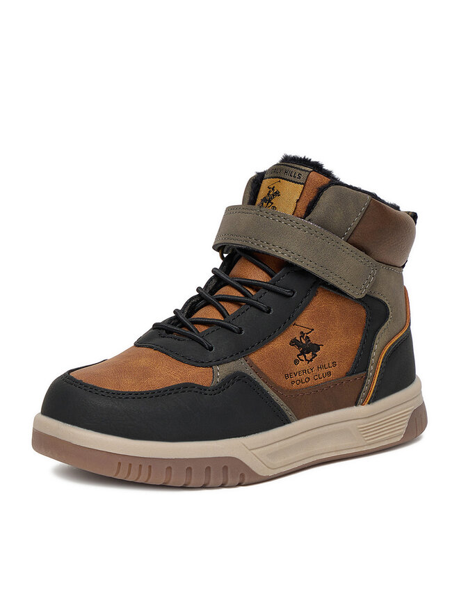 Beverly Hills Polo Club Schnürschuhe Beverly Hills Polo Club EO-BHPC-333-100 Braun
