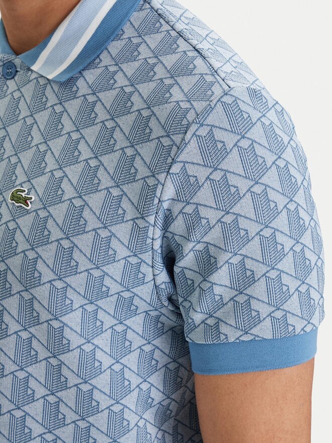 Lacoste Lacoste Поло DH1417 Голубий Classic Fit