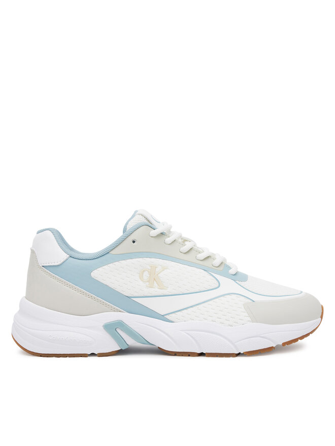 Calvin Klein Jeans Sneakersy Calvin Klein Jeans Retro Tennis Knit Mg YW0YW01887 Biały