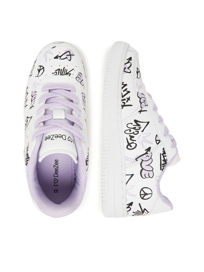 DeeZee Sneakersy DeeZee K191562-1 Biela