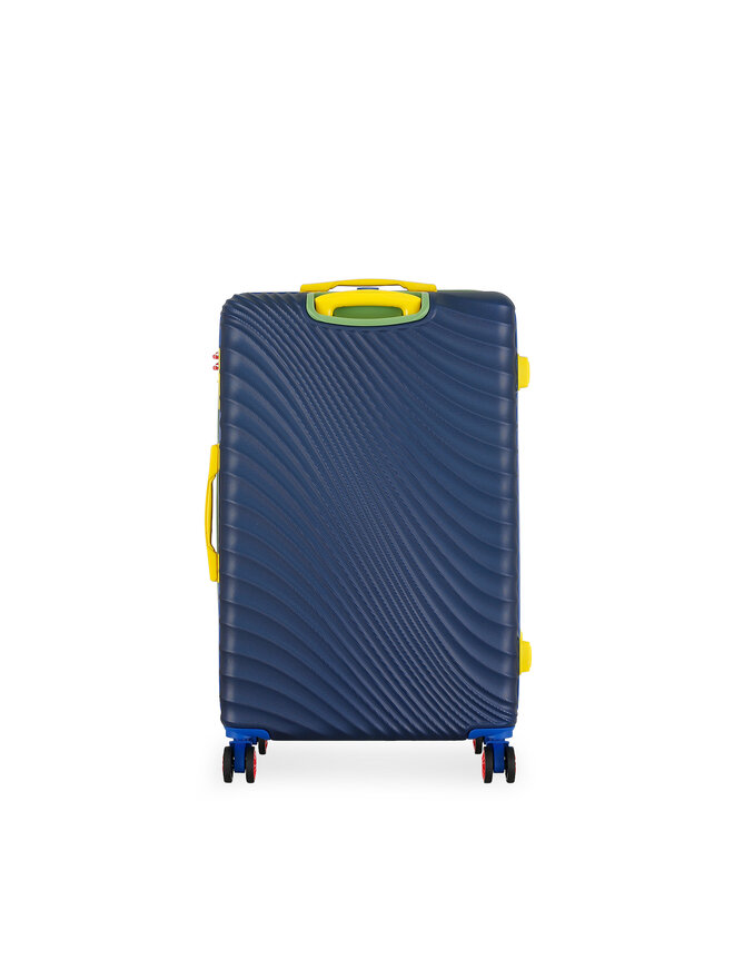 Semi Line Μεγάλη Βαλίτσα Semi Line T5937-3 Σκούρο μπλε