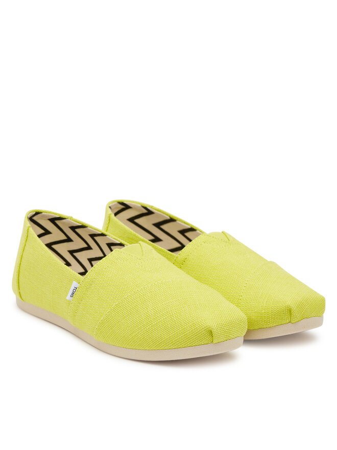 Toms Īsi apavi Toms Alpargata Classic 10021937 Zaļš
