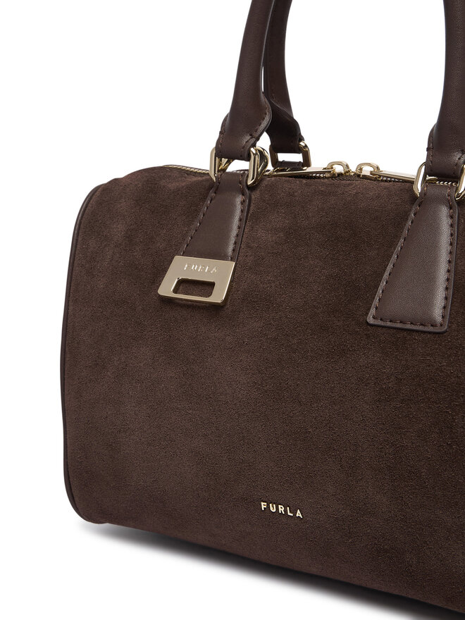 Furla Handtasche Furla Olivia M Boston Bag WB02148 BX4018 3244S Dunkelbraun