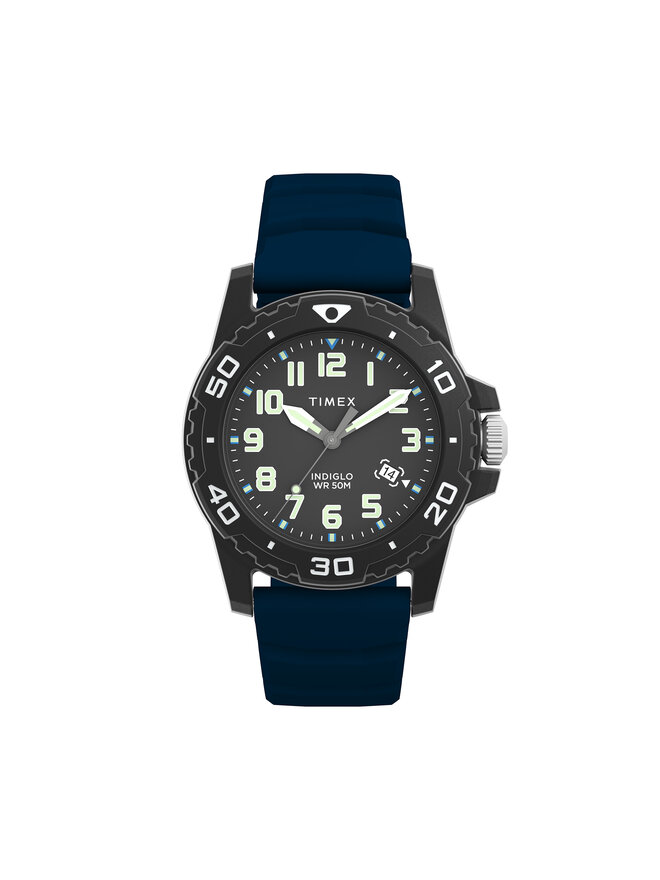 Timex Hodinky Timex Main Street TW5M61100 Tmavomodrá