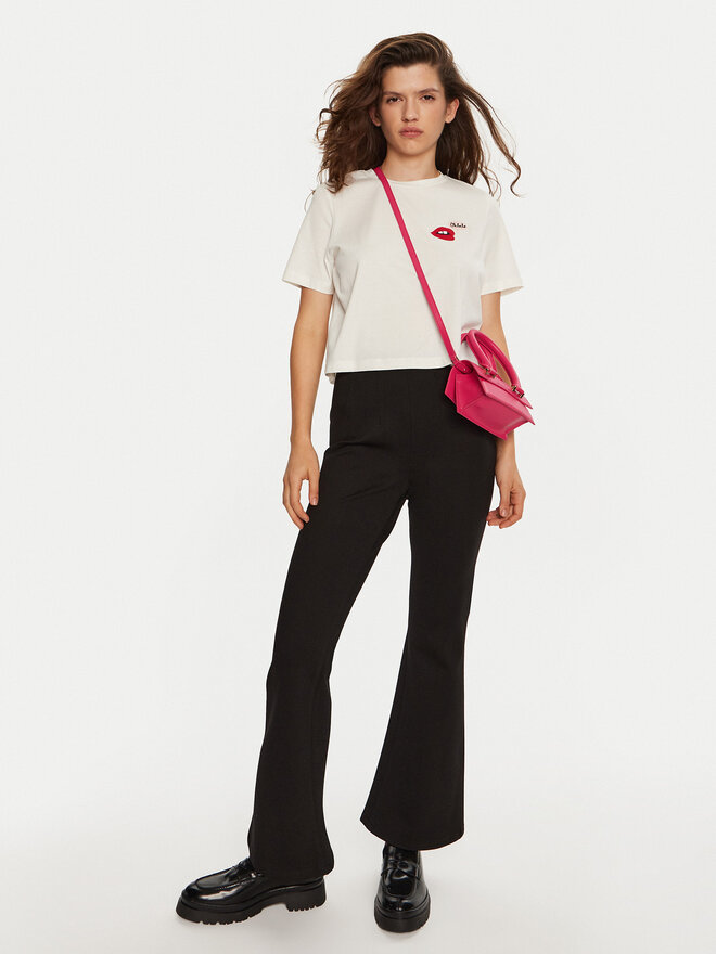 Vero Moda Vero Moda Marškinėliai Elena 10326789 Balta Boxy Fit