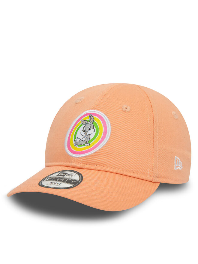 New Era Czapka z daszkiem New Era Kids Pastel Lt 940 Bugs 60435021 Pomarańczowy