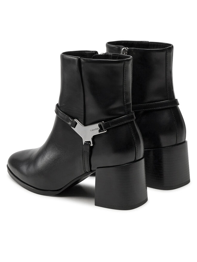 Calvin Klein Botine Calvin Klein Ankle Boot 55 HW0HW02095 Negru