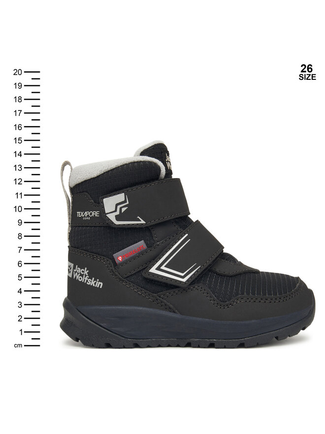 Jack Wolfskin Снігоходи Jack Wolfskin Polar Bear B Texapore Mid VC K A62144 Чорний