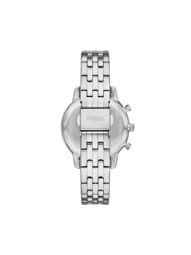 Fossil Zegarek Fossil Neutra Chrono ES5357 Srebrny