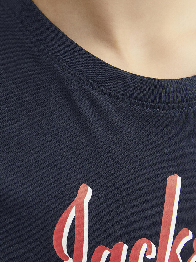 Jack&Jones Junior Jack&Jones Junior Póló 12257379 Sötétkék Standard Fit