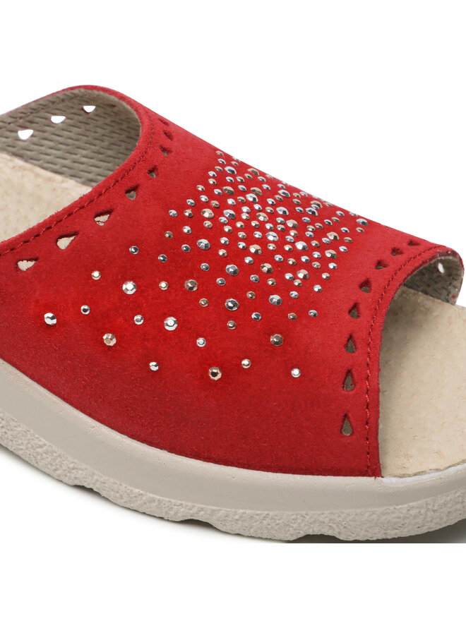 Mules sandales de bain Saniflex 81709 10 Rouge chaussures