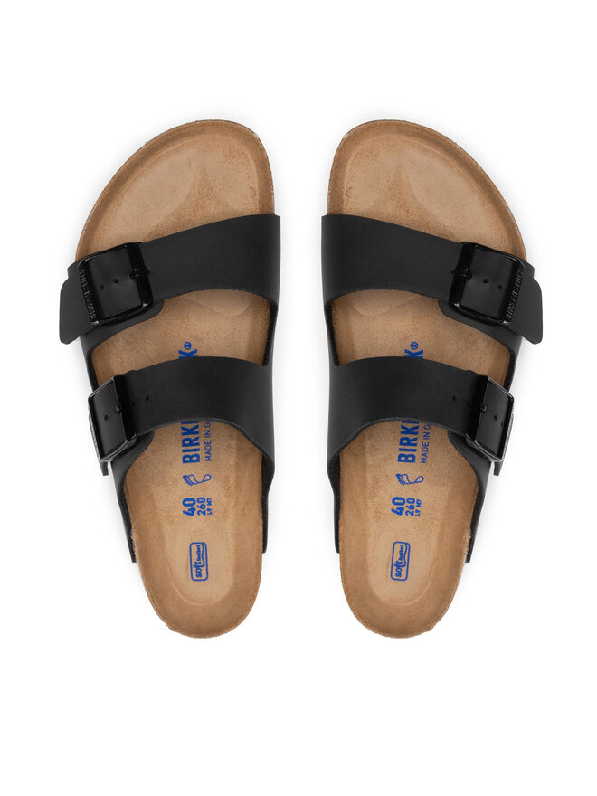 Birkenstock Шльопанці Birkenstock Arizona Birko-Flor 551251 Чорний