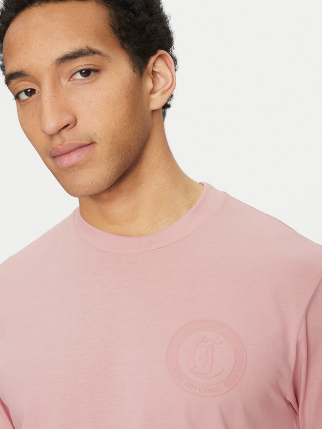 Just Cavalli Just Cavalli T-Shirt 78OAHT01 Rosa Regular Fit