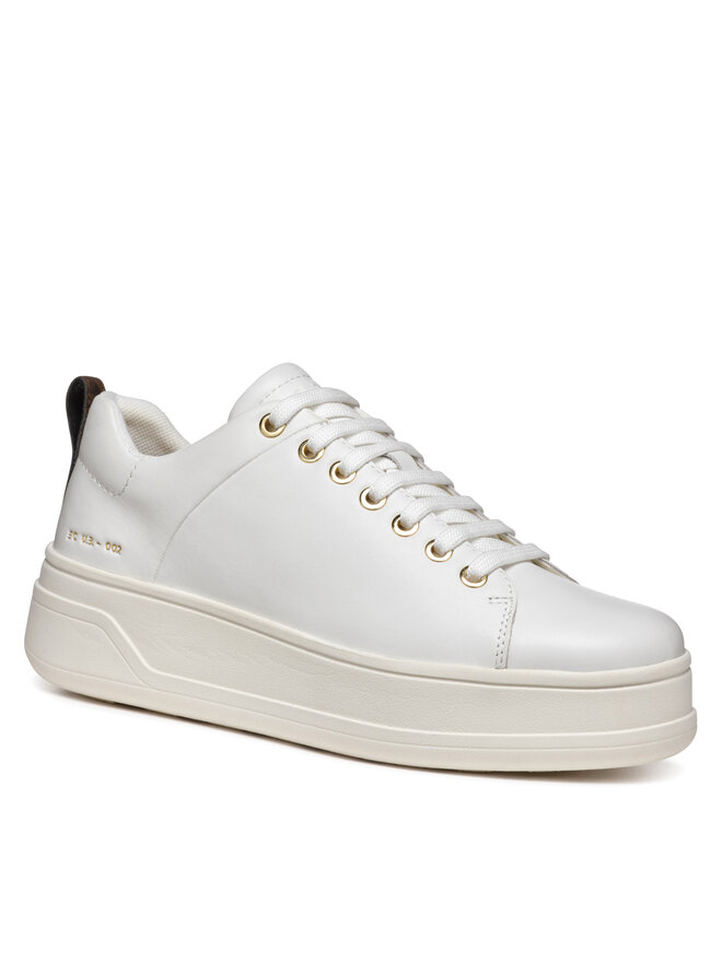 Geox Сникърси Geox D Spherica Ecub-2 D46WVA 00085 C1000 Бял