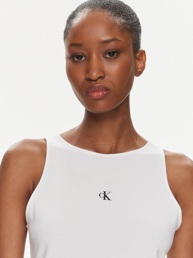 Calvin Klein Jeans Calvin Klein Jeans Top Archival J20J223107 Blanco Slim Fit