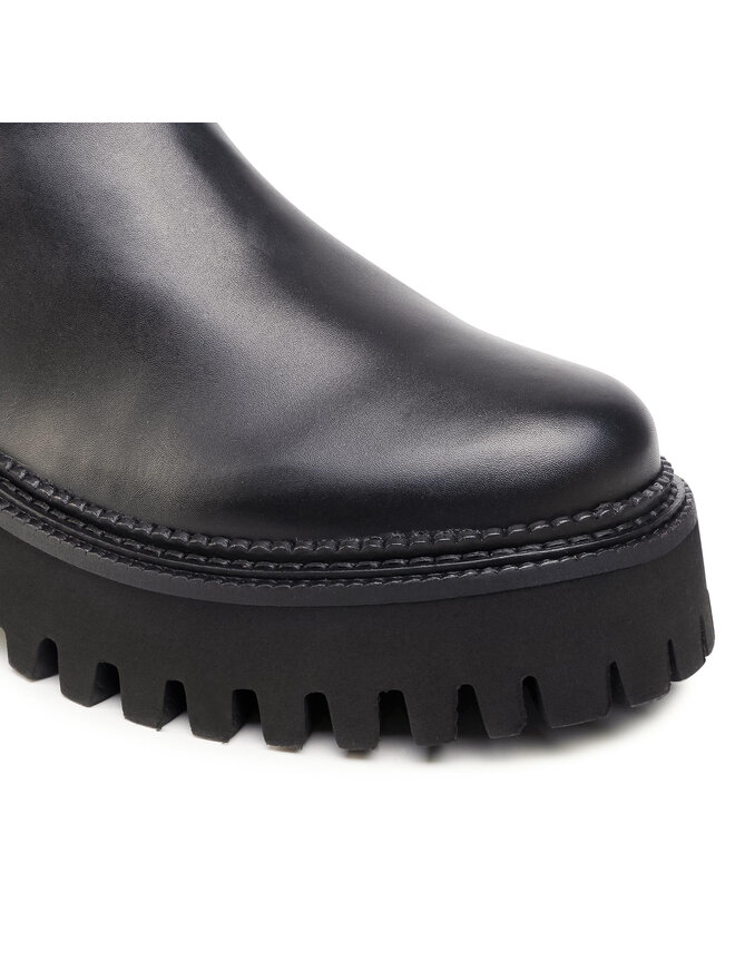Bronx Kotníková obuv s elastickým prvkem Bronx 47268-A Černá