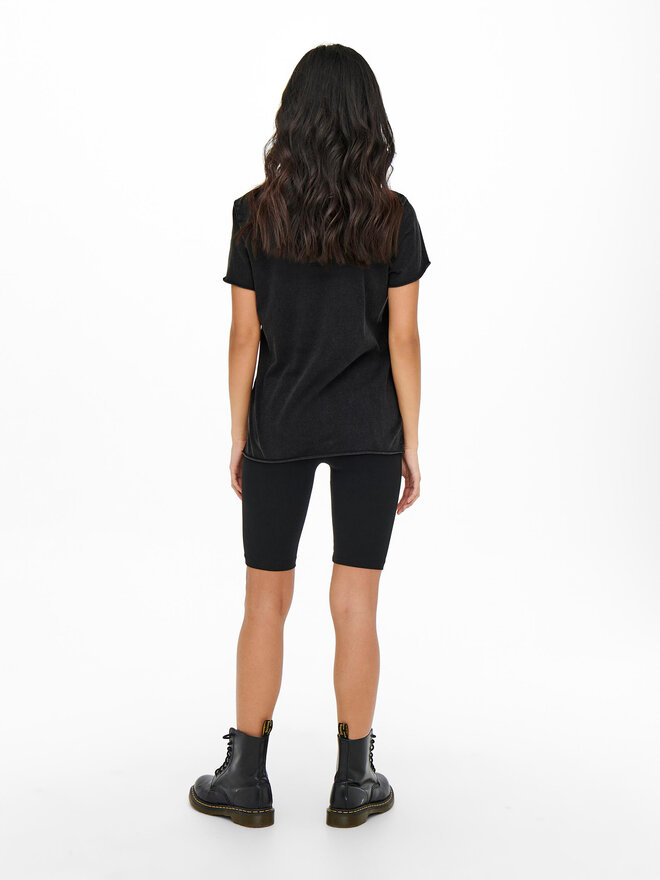 ONLY ONLY Marškinėliai 15215721 Juoda Regular Fit
