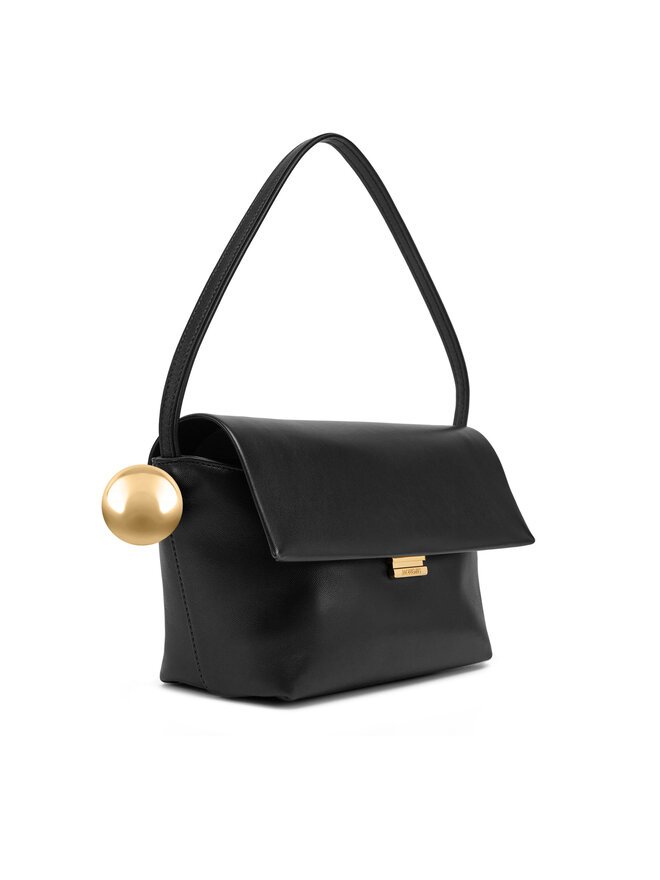 JACQUEMUS Ročna torba JACQUEMUS Le Rond Carre 24H243BA383-3171 Črna