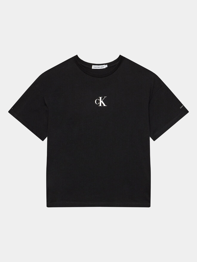 Calvin Klein Jeans Calvin Klein Jeans T-Shirt IG0IG02136 Μαύρο Boxy Fit