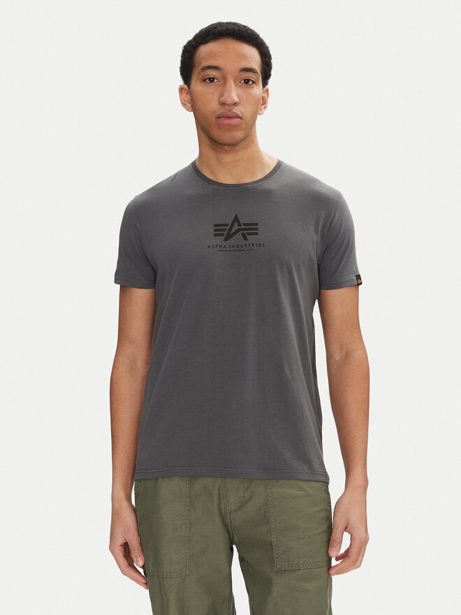 Alpha Industries Alpha Industries Marškinėliai Basic 118533 Juoda Regular Fit