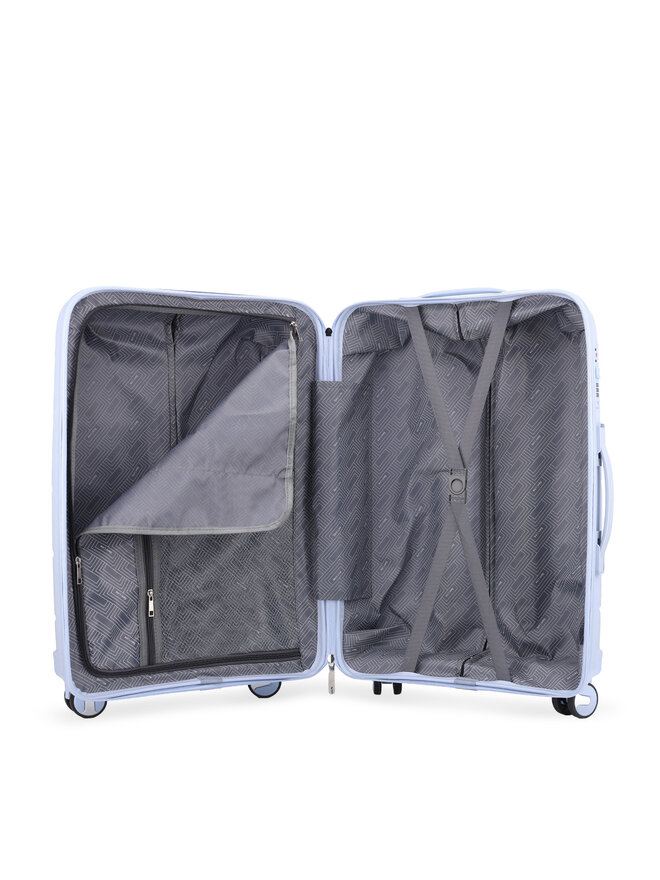 Semi Line Μεσαία Βαλίτσα Semi Line T5907-3 Γαλάζιο