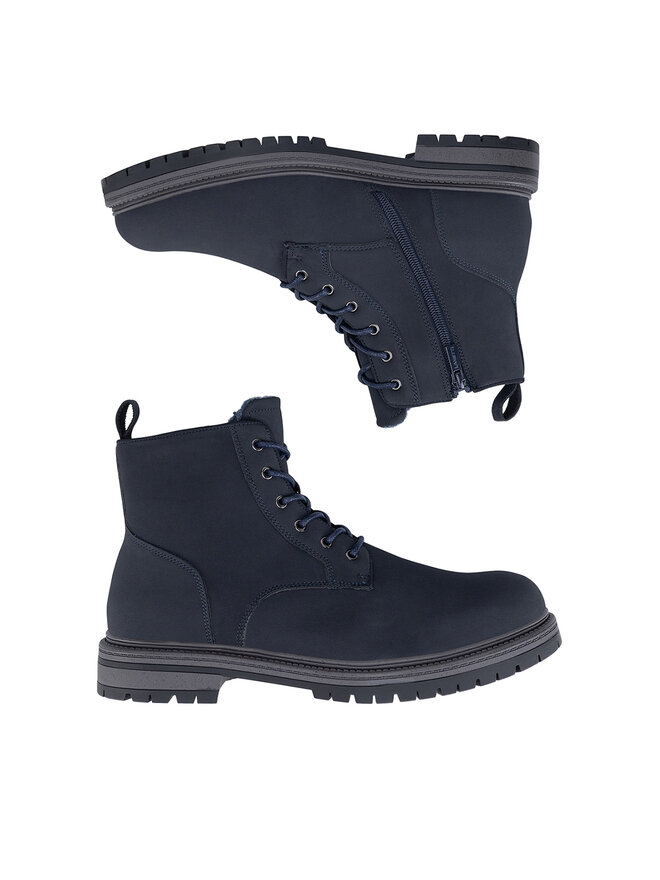 Lanetti Botines planos Lanetti MYL8513-3 Azul marino
