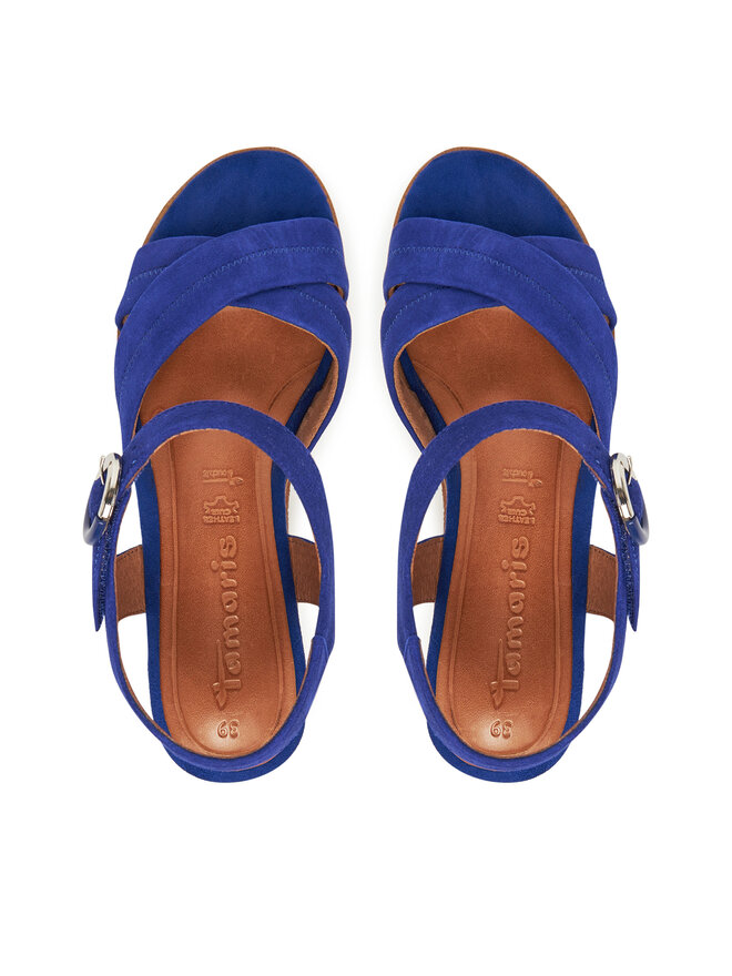 Tamaris Sandały Tamaris 1-28202-42 Niebieski