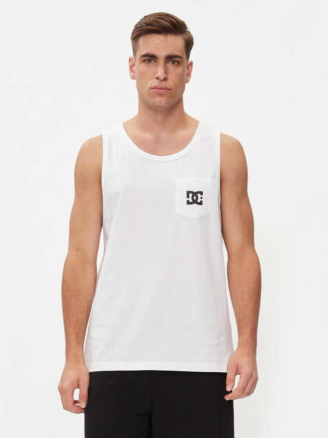 DC DC Camiseta sin mangas Star Pocket Tt ADYZT05378 Blanco Regular Fit
