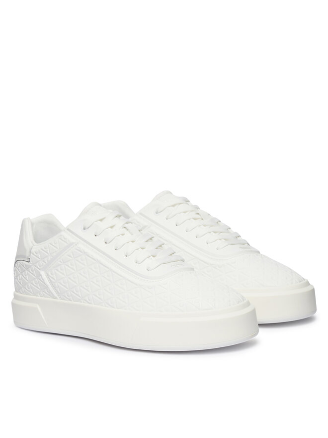 Calvin Klein Sneakers Calvin Klein Beasket Cup Oxf Lup Hf Aop Lth HM0HM02132 Weiß