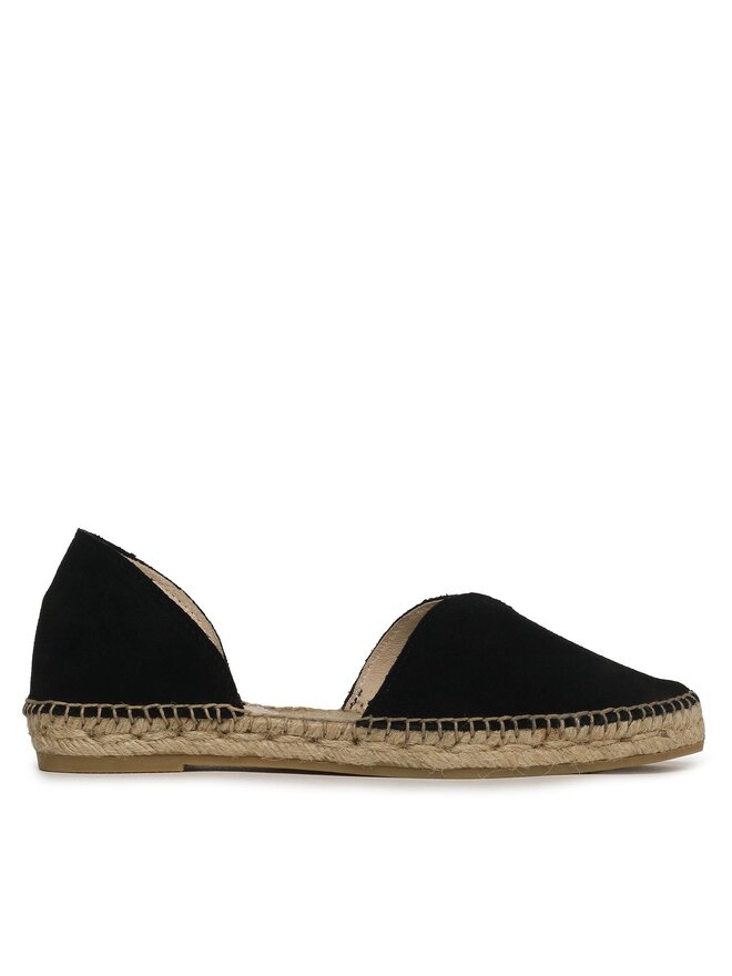Black suede espadrilles clearance