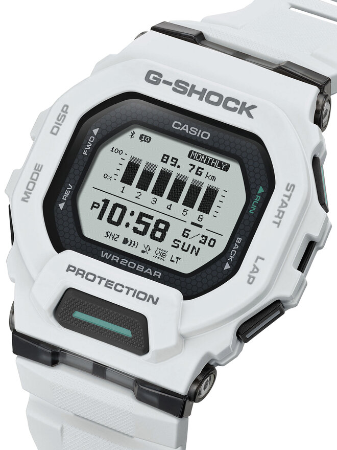 Годинник G-Shock G-Squad GBD-200-7ER Білий | evzuttya.com.ua