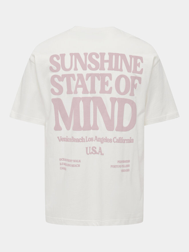 Only & Sons Only & Sons T-Shirt Kenny 22028736 Weiß Relaxed Fit