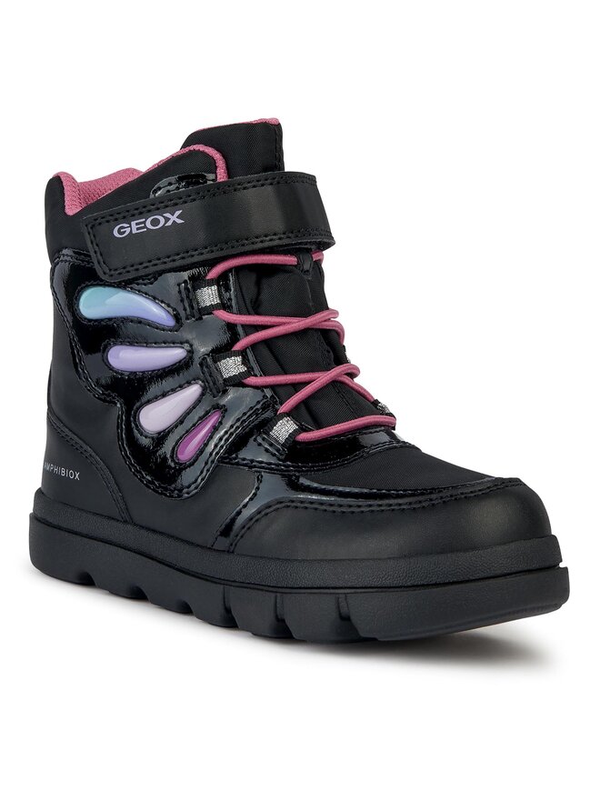 Geox Botas altas Geox J Willaboom Girl B A J36HWA 054FU C9240 D Negro
