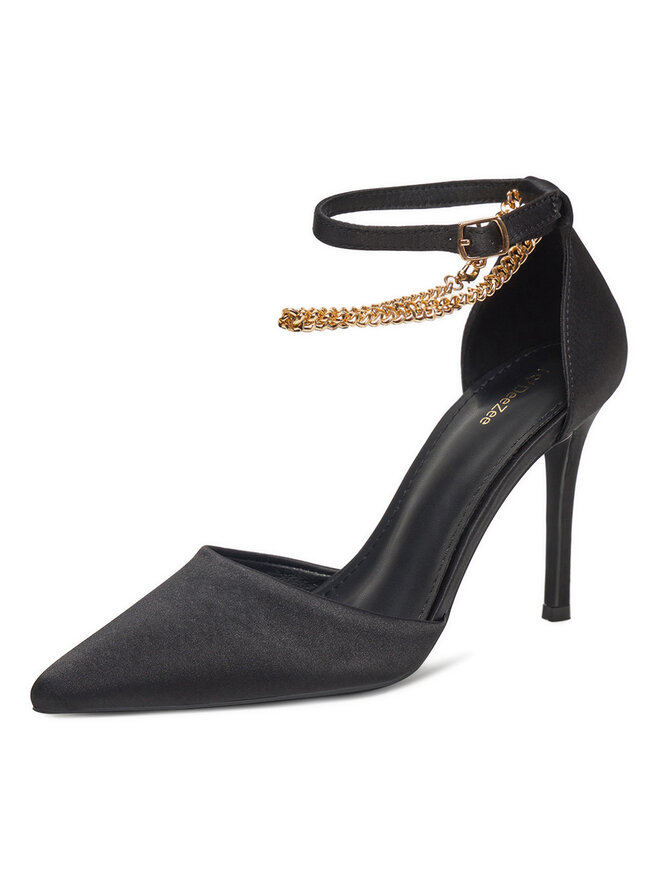 DeeZee Pantofi cu toc subțire DeeZee BG-0228-3 Negru