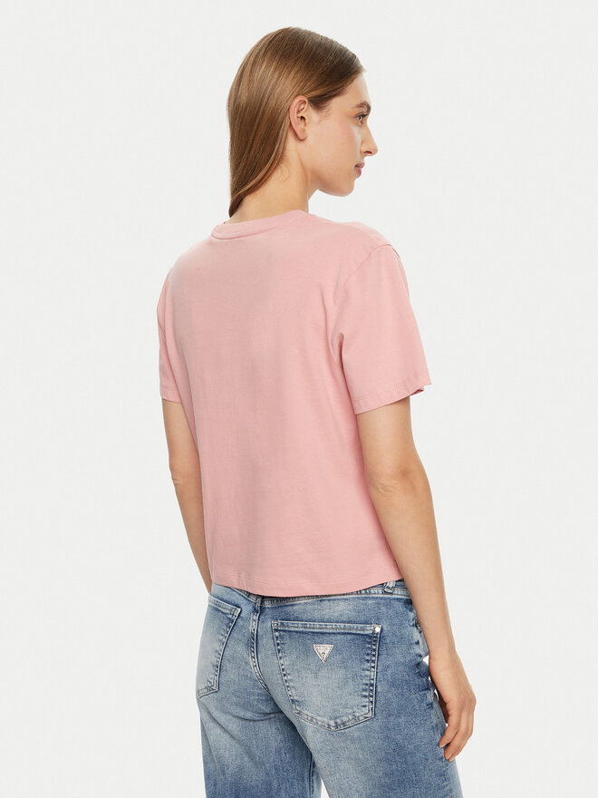 Guess Jeans Guess Jeans Camiseta W5RI43 K8HM0 Rosa Regular Fit