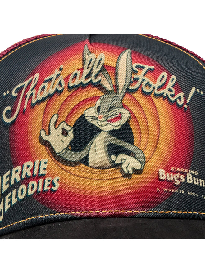 Capslab Czapka z daszkiem Capslab Looney Tunes Bugs Bunny CL/LOO3/1/RIN1 Czarny