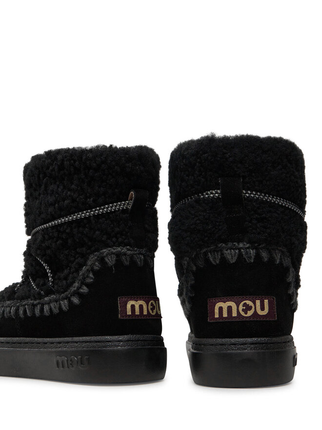 Mou Schneeschuhe Mou Eskimo Sneaker Bold Scoub Lace FW411012A Schwarz
