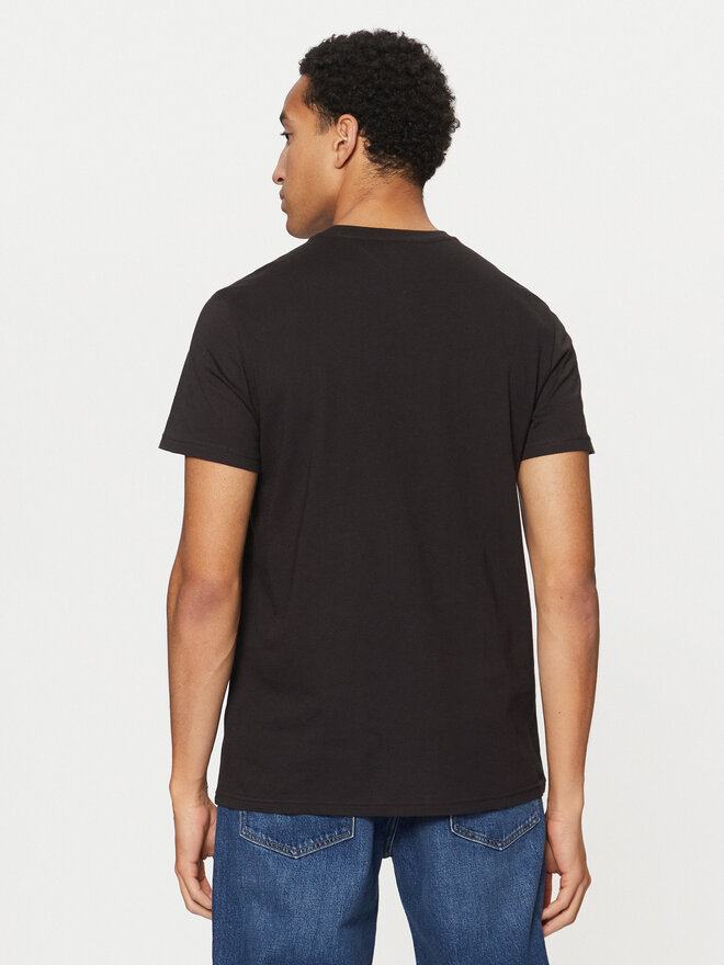 Tommy Jeans Tommy Jeans Marškinėliai Entry DM0DM20365 Juoda Slim Fit