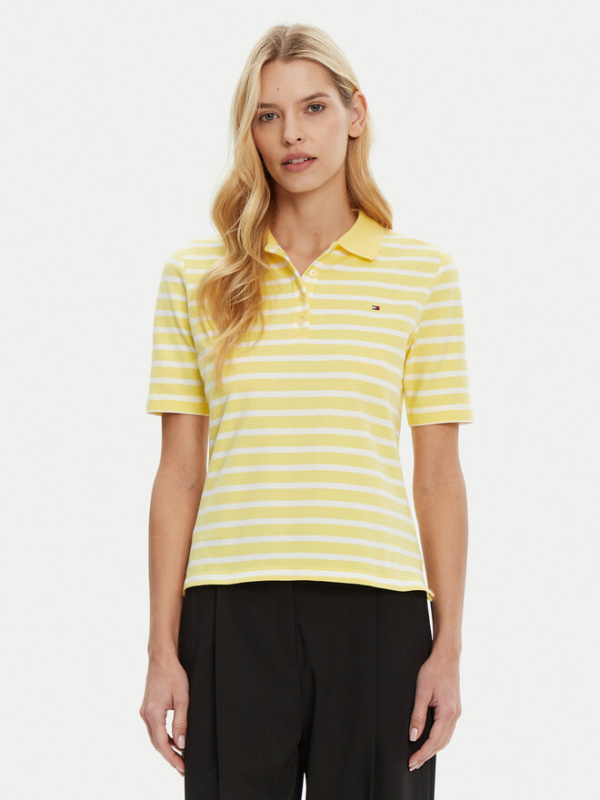 Tommy Hilfiger Tommy Hilfiger Poloshirt 1985 WW0WW43224 Gelb Regular Fit