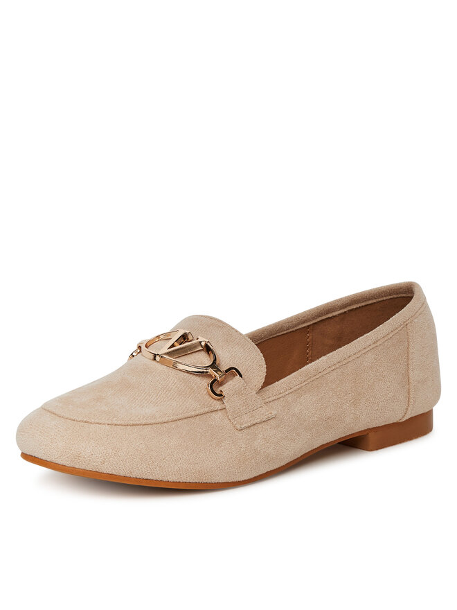 DeeZee Loafersy DeeZee 200-1 Beżowy