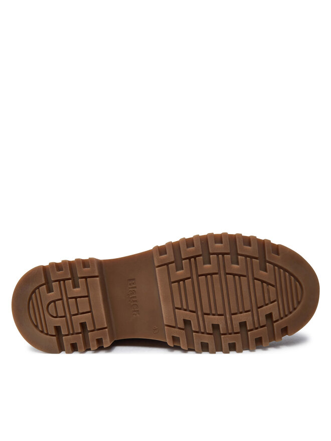 Blauer Schnürstiefeletten Blauer F4IUKA01 Braun