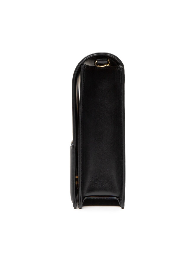 Love Moschino - Cartera Bandolera Negra Con Maxilogo "lettering" Dorado