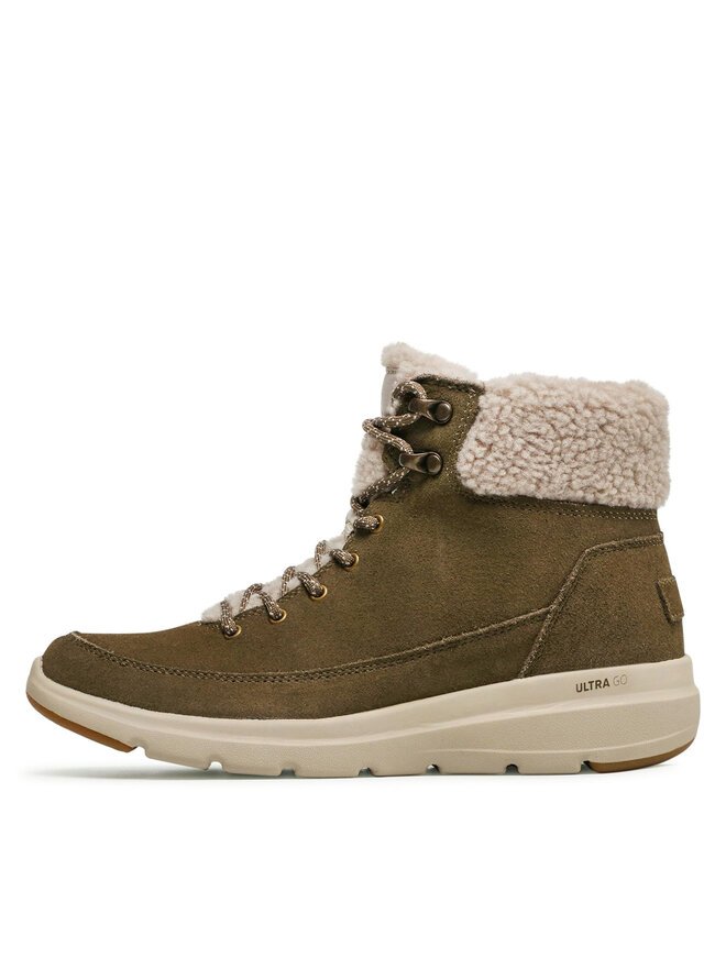 Skechers Botki Skechers Glacial Ultra 16677/OLV Zielony