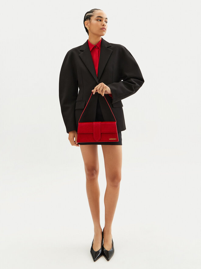 JACQUEMUS Táska JACQUEMUS Le Bambino Long 221BA013 Piros