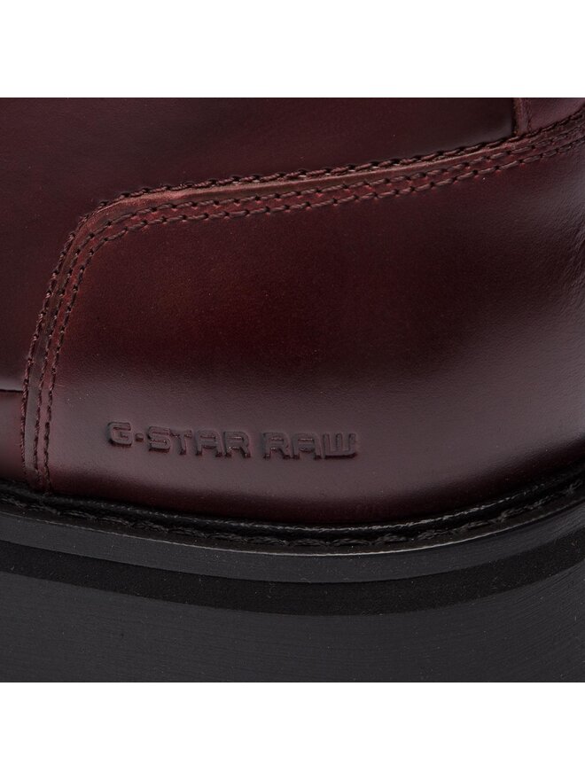 G-Star Raw Botines planos G-Star Raw Core Derby Boot D11777-A850-593 Guinda/burdeos