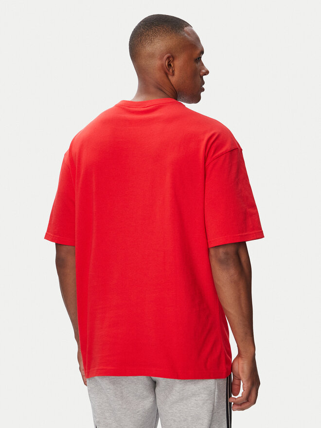 adidas adidas Футболка Trefoil Essentials HZ1003 Червоний Loose Fit