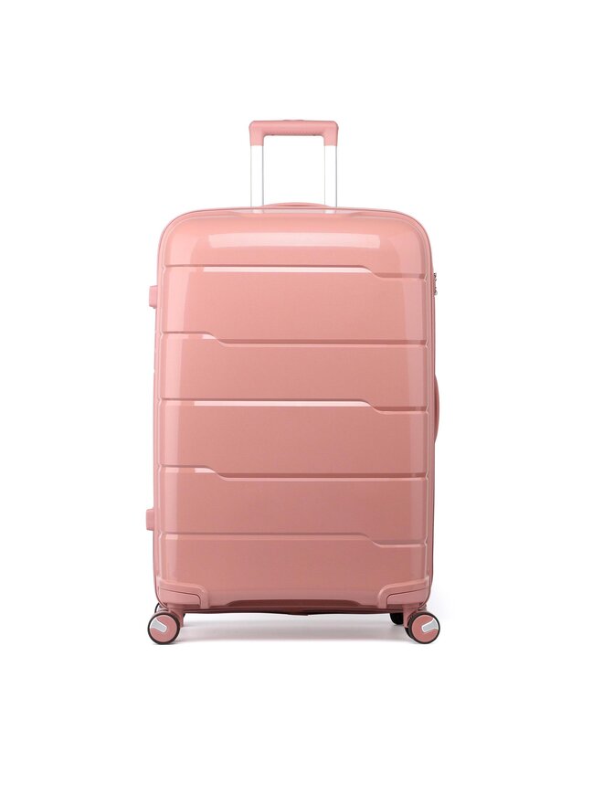Semi Line Mittlerer Koffer Semi Line T5906-3 Rosa
